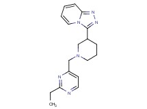3-{1-[(2-ethylpyrimidin-4-yl)methyl]piperidin-3-yl}[1,2,4]triazolo[4,3-a]pyridine