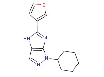 1-cyclohexyl-5-(3-furyl)-1,4-dihydroimidazo[4,5-c]pyrazole