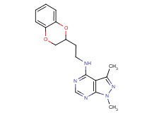 N-[2-(2,3-dihydro-1,4-benzodioxin-2-yl)ethyl]-1,3-dimethyl-1H-pyrazolo[3,4-d]pyrimidin-4-amine