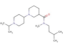1'-isopropyl-N-methyl-N-(3-methylbutyl)-1,4'-bipiperidine-3-carboxamide