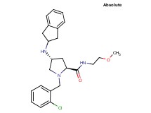 (4R)-1-(2-chlorobenzyl)-4-(2,3-dihydro-1H-inden-2-ylamino)-N-(2-methoxyethyl)-L-prolinamide