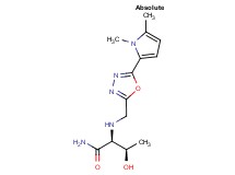 (2S,3R)-2-({[5-(1,5-dimethyl-1H-pyrrol-2-yl)-1,3,4-oxadiazol-2-yl]methyl}amino)-3-hydroxybutanamide