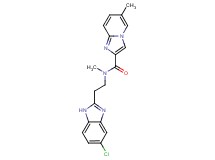 N-[2-(5-chloro-1H-benzimidazol-2-yl)ethyl]-N,6-dimethylimidazo[1,2-a]pyridine-2-carboxamide