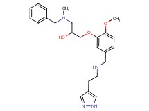 1-[benzyl(methyl)amino]-3-[2-methoxy-5-({[2-(1H-pyrazol-4-yl)ethyl]amino}methyl)phenoxy]-2-propanol