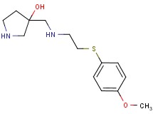 3-[({2-[(4-methoxyphenyl)thio]ethyl}amino)methyl]-3-pyrrolidinol dihydrochloride