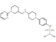 N,N-dimethyl-N'-{4-[4-({[1-(2-pyrimidinyl)-3-piperidinyl]methyl}amino)-1-piperidinyl]phenyl}sulfamide
