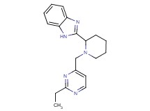 2-{1-[(2-ethylpyrimidin-4-yl)methyl]piperidin-2-yl}-1H-benzimidazole
