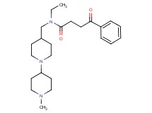 N-ethyl-N-[(1'-methyl-1,4'-bipiperidin-4-yl)methyl]-4-oxo-4-phenylbutanamide
