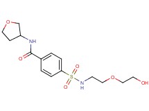 4-({[2-(2-hydroxyethoxy)ethyl]amino}sulfonyl)-N-(tetrahydro-3-furanyl)benzamide