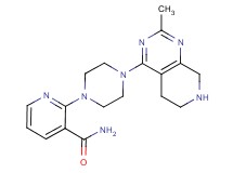 2-[4-(2-methyl-5,6,7,8-tetrahydropyrido[3,4-d]pyrimidin-4-yl)piperazin-1-yl]nicotinamide