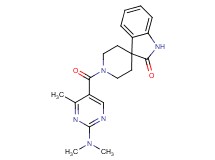 1'-{[2-(dimethylamino)-4-methylpyrimidin-5-yl]carbonyl}spiro[indole-3,4'-piperidin]-2(1H)-one