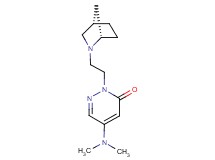 2-{2-[(1S*,4S*)-2-azabicyclo[2.2.1]hept-2-yl]ethyl}-5-(dimethylamino)-3(2H)-pyridazinone