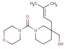 [3-(3-methyl-2-buten-1-yl)-1-(4-morpholinylcarbonyl)-3-piperidinyl]methanol