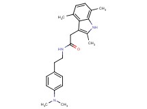 N-{2-[4-(dimethylamino)phenyl]ethyl}-2-(2,4,7-trimethyl-1H-indol-3-yl)acetamide