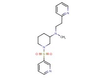 N-methyl-N-[2-(2-pyridinyl)ethyl]-1-(3-pyridinylsulfonyl)-3-piperidinamine