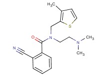 2-cyano-N-[2-(dimethylamino)ethyl]-N-[(3-methyl-2-thienyl)methyl]benzamide