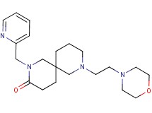 8-[2-(4-morpholinyl)ethyl]-2-(2-pyridinylmethyl)-2,8-diazaspiro[5.5]undecan-3-one