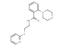 2-morpholin-4-yl-N-[2-(pyridin-2-ylthio)ethyl]benzamide