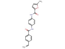 5-methyl-N-{4-[(4-vinylbenzoyl)amino]phenyl}-2-furamide