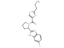 6-chloro-2-{1-[(2-propyl-1,3-thiazol-4-yl)carbonyl]-2-pyrrolidinyl}-1H-benzimidazole