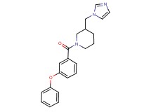 3-(1H-imidazol-1-ylmethyl)-1-(3-phenoxybenzoyl)piperidine