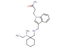 3-(3-{[({1-[ethyl(methyl)amino]cyclohexyl}methyl)amino]methyl}-1H-indol-1-yl)propanamide