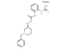 N-[2-(acetylamino)phenyl]-2-{[(3S)-1-benzylpiperidin-3-yl]amino}acetamide