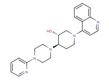 (3R*,4R*)-4-[4-(2-pyridinyl)-1-piperazinyl]-1-(4-quinolinyl)-3-piperidinol