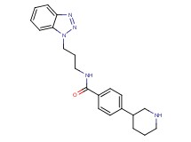 N-[3-(1H-1,2,3-benzotriazol-1-yl)propyl]-4-piperidin-3-ylbenzamide