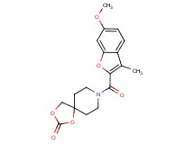 8-[(6-methoxy-3-methyl-1-benzofuran-2-yl)carbonyl]-1,3-dioxa-8-azaspiro[4.5]decan-2-one