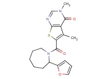 6-{[2-(2-furyl)azepan-1-yl]carbonyl}-3,5-dimethylthieno[2,3-d]pyrimidin-4(3H)-one