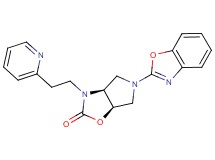 (3aS*,6aR*)-5-(1,3-benzoxazol-2-yl)-3-(2-pyridin-2-ylethyl)hexahydro-2H-pyrrolo[3,4-d][1,3]oxazol-2-one