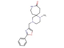 1-methyl-4-[(2-phenyl-1,3-oxazol-4-yl)methyl]-1,4,9-triazaspiro[5.6]dodecan-10-one