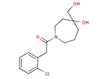 1-[(2-chlorophenyl)acetyl]-4-(hydroxymethyl)-4-azepanol