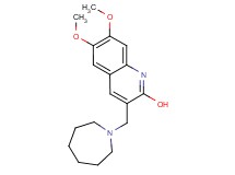 3-(1-azepanylmethyl)-6,7-dimethoxy-2-quinolinol