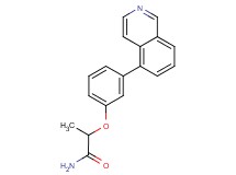 2-(3-isoquinolin-5-ylphenoxy)propanamide