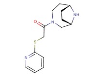 rel-(1S,6R)-3-[(2-pyridinylthio)acetyl]-3,9-diazabicyclo[4.2.1]nonane hydrochloride