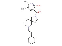 3-{[7-(2-cyclohexylethyl)-2,7-diazaspiro[4.5]dec-2-yl]carbonyl}-5,6-dimethyl-2-pyridinol