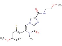 6-(2-fluoro-4-methoxyphenyl)-N-(2-methoxyethyl)-7-methyl-8-oxo-7,8-dihydroimidazo[1,2-a]pyrazine-2-carboxamide