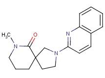 7-methyl-2-quinolin-2-yl-2,7-diazaspiro[4.5]decan-6-one