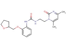 N-[2-(4,6-dimethyl-2-oxopyrimidin-1(2H)-yl)ethyl]-N'-[2-(tetrahydrofuran-2-ylmethoxy)phenyl]urea