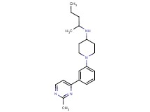 N-(1-methylbutyl)-1-[3-(2-methylpyrimidin-4-yl)phenyl]piperidin-4-amine