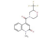 1-methyl-4-{[2-(trifluoromethyl)morpholin-4-yl]carbonyl}quinolin-2(1H)-one