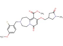 methyl 3-(2-fluoro-4-methoxybenzyl)-9-[(1-methyl-5-oxo-3-pyrrolidinyl)methoxy]-7-oxo-1,2,3,4,5,7-hexahydropyrido[1,2-d][1,4]diazepine-10-carboxylate