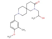 2-(2-hydroxypropyl)-9-(4-methoxy-3-methylbenzyl)-2,9-diazaspiro[5.5]undecan-3-one