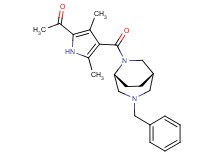1-(4-{[(1S*,5R*)-3-benzyl-3,6-diazabicyclo[3.2.2]non-6-yl]carbonyl}-3,5-dimethyl-1H-pyrrol-2-yl)ethanone