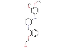 2-[2-({3-[(3,4-dimethoxyphenyl)amino]-1-piperidinyl}methyl)phenoxy]ethanol