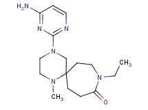4-(4-amino-2-pyrimidinyl)-9-ethyl-1-methyl-1,4,9-triazaspiro[5.6]dodecan-10-one