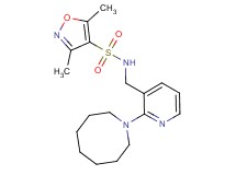 N-{[2-(1-azocanyl)-3-pyridinyl]methyl}-3,5-dimethyl-4-isoxazolesulfonamide
