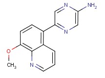 5-(8-methoxyquinolin-5-yl)pyrazin-2-amine